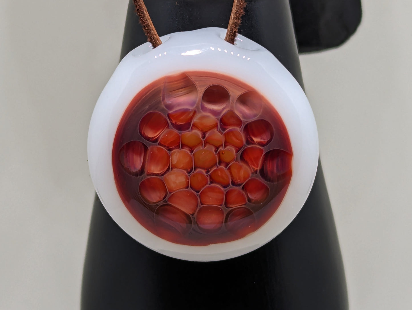 Persimmon Honeycomb Pedant