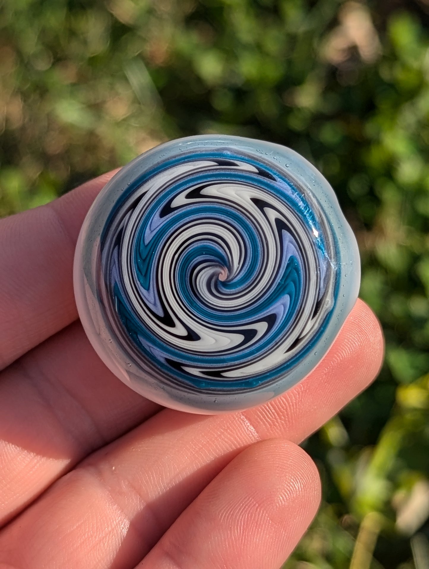 Blue Hue Wig-Wag Pendant